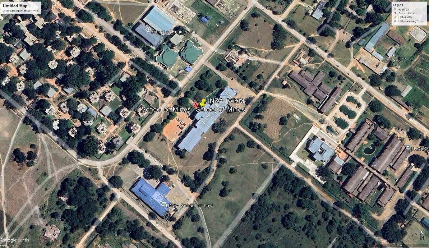 Map view of the School of Mines