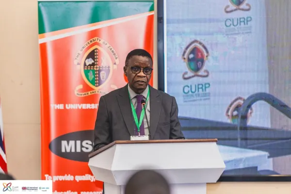 Photo of the Vice Chancellor at Clare Xchange