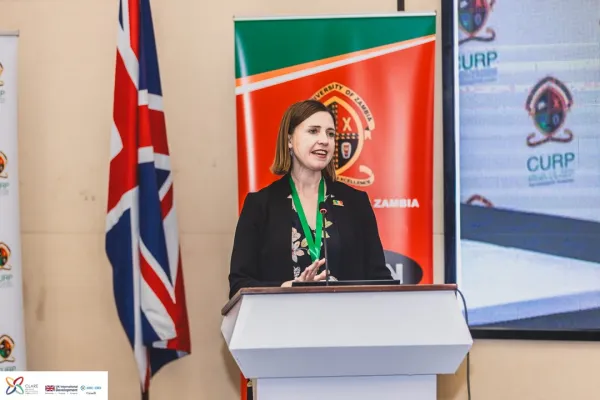 Photo of a speech at Clare Xchange
