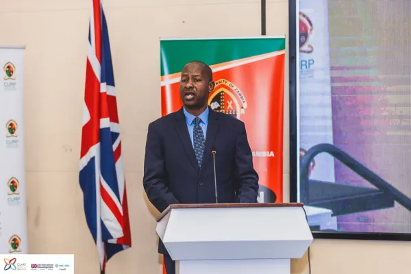 Photo of a speech taken at Clare Xchange